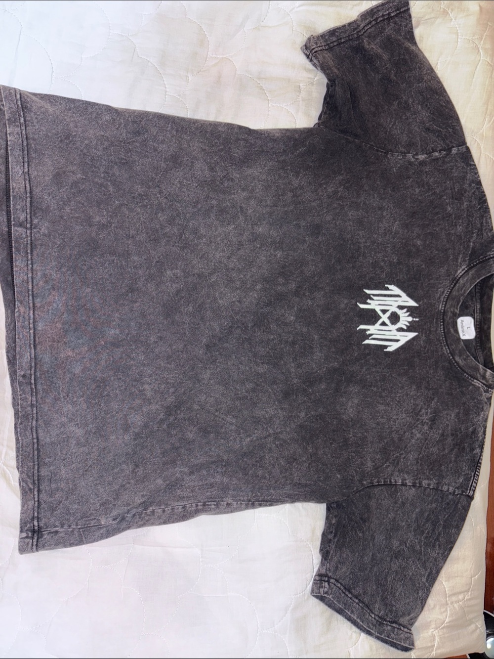 Vintage Wash Black Graphic Short Sleeve Tee